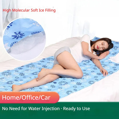 Cooling Gel Mat Mattress Topper | Soft Summer Cooling Pad(35.4 × 70.9 in)