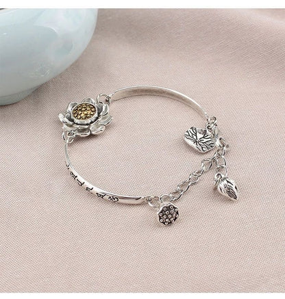 🔥【50% zniżki】Bransoletka Lucky Rotating Lotus 2026