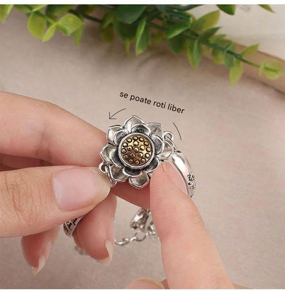 🔥【50% zniżki】Bransoletka Lucky Rotating Lotus 2026