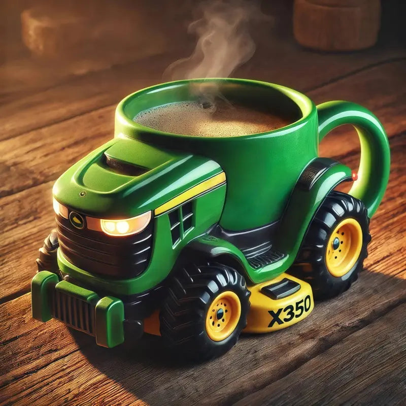 😊☕Retro filiżanka do kawy w kształcie traktora rolniczego
