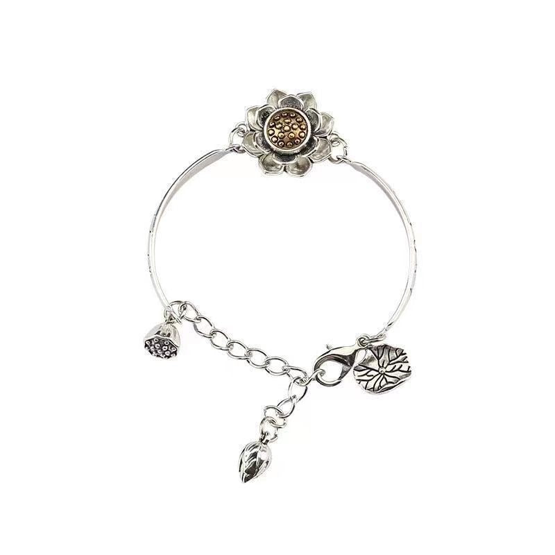 🔥【50% zniżki】Bransoletka Lucky Rotating Lotus 2026