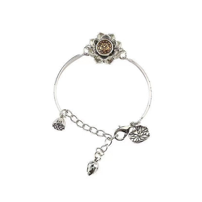 🔥【50% zniżki】Bransoletka Lucky Rotating Lotus 2026