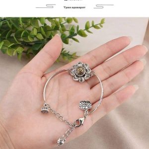 🔥【50% zniżki】Bransoletka Lucky Rotating Lotus 2026