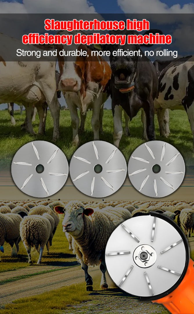 【2/4/ sztuk】🐂Ostrza do depilacji ze stali nierdzewnej - nóż do depilacji świń, bydła i owiec, specjalny do uboju🔥