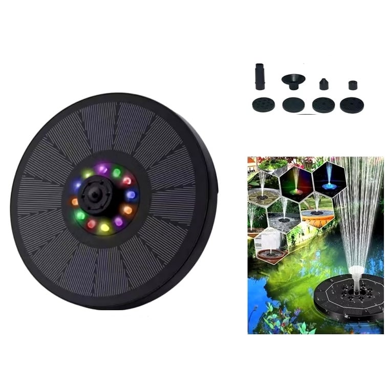 🏆Oferta ograniczona czasowo⚡ Fontanna solarna ogrodowa🌞 Pływająca fontanna do oczka wodnego | 50% zniżki