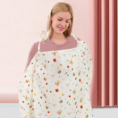 👩‍🍼Bawełniana osłona do karmienia piersią – oddychająca chusta dla mamy🍼