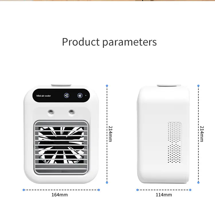 Summer Desktop Cooling Fan | Quiet Water-Cooled Mist Fan