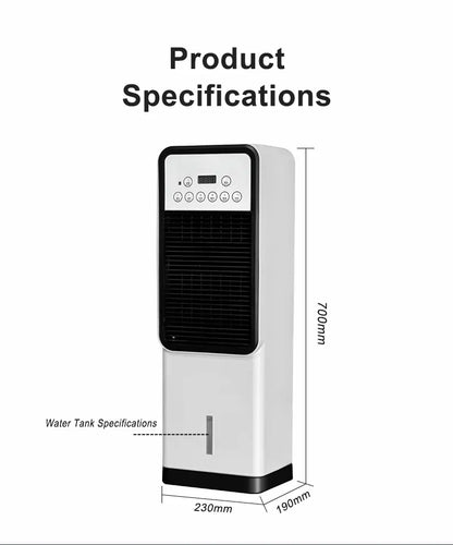 Portable Upright Heating & Cooling Fan | Household Tower Fan (Heating & Cooling, No Installation Required)