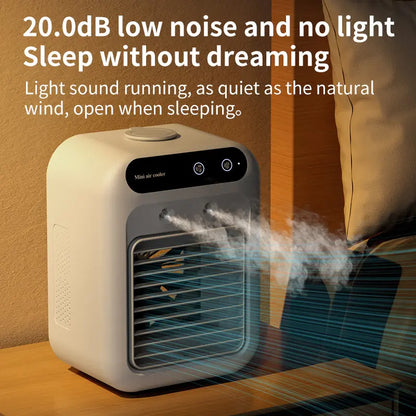 Summer Desktop Cooling Fan | Quiet Water-Cooled Mist Fan