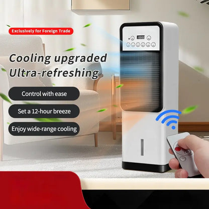 Portable Upright Heating & Cooling Fan | Household Tower Fan (Heating & Cooling, No Installation Required)