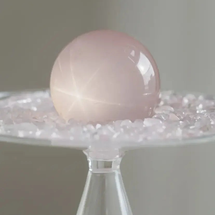 Pink Crystal "Cup of Love" — Crystal Home Décor Accent