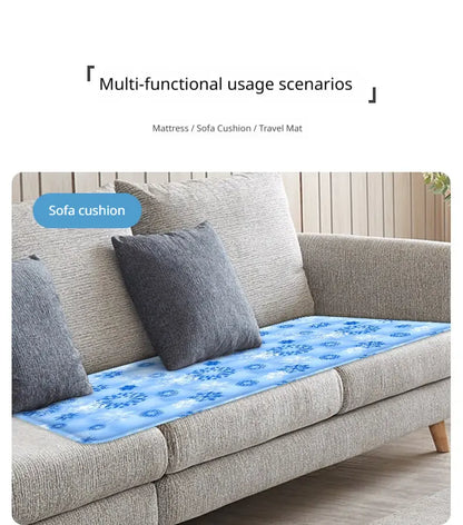 Cooling Gel Mat Mattress Topper | Soft Summer Cooling Pad(35.4 × 70.9 in)