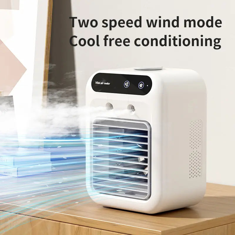 Summer Desktop Cooling Fan | Quiet Water-Cooled Mist Fan