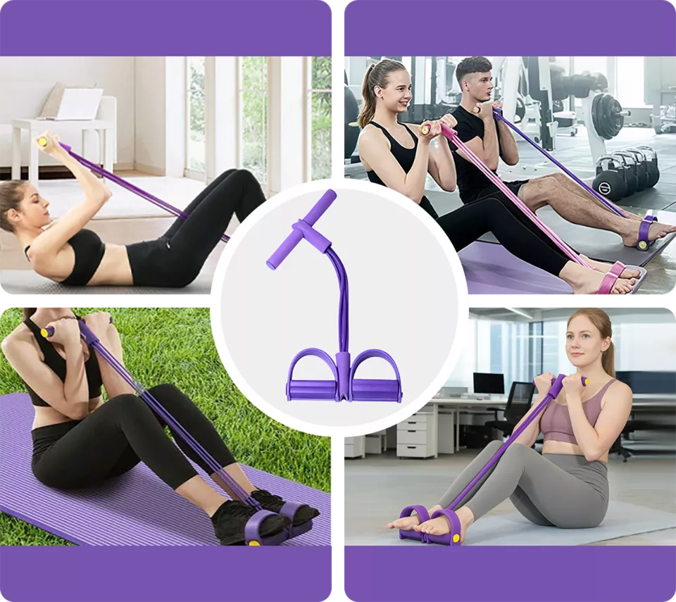 【Kup 1, otrzymaj 1 gratis】🏃‍♂️ Wielofunkcyjna taśma fitness - 🔥 Skutecznie spala tłuszcz z brzucha