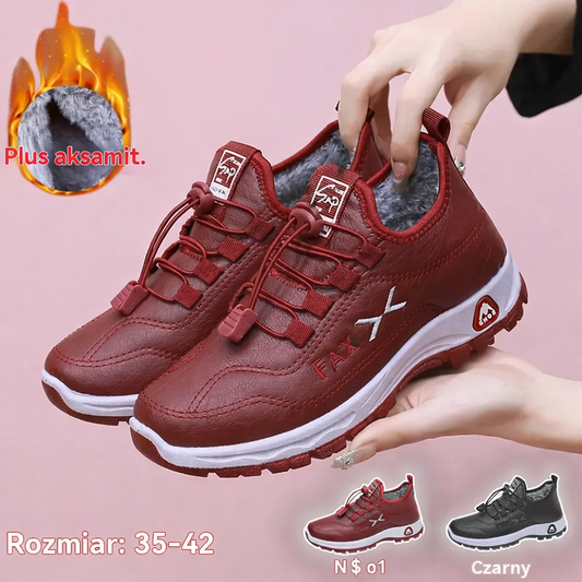 【35-42】Women's Leather Winter Boots