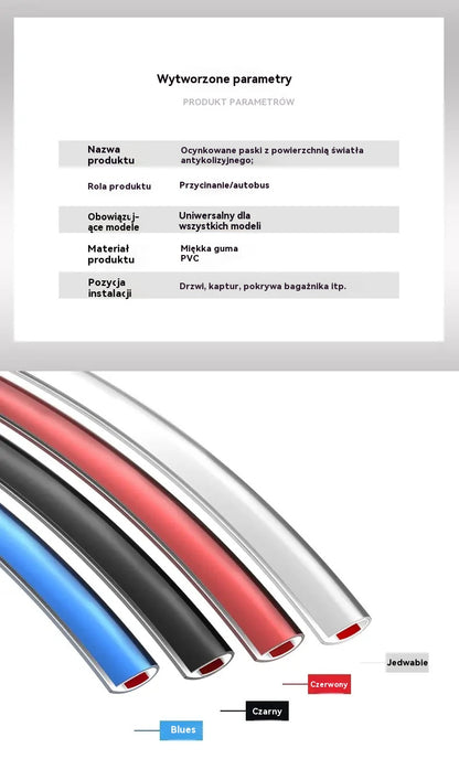 💥【5/10/15M】🚗🚗 Uniwersalna taśma przeciwuderzeniowa na drzwi, maskę i bagażnik samochodu