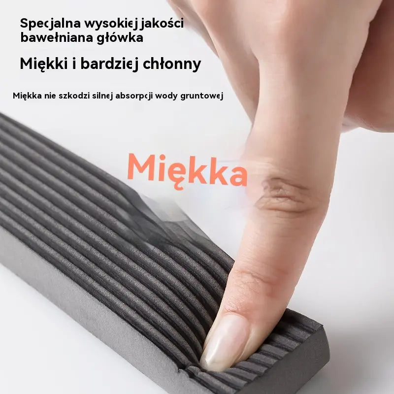 🔥【Kup 1, otrzymaj 1 gratis】🔥Mini Mop, bezdotykowy bawełniany mop chłonny do kuchni, łazienki, toalety, zlewu