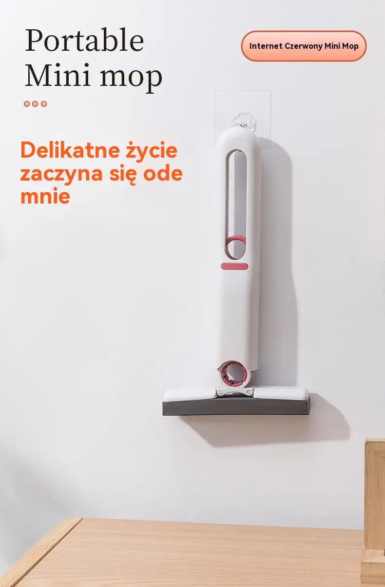 🔥【Kup 1, otrzymaj 1 gratis】🔥Mini Mop, bezdotykowy bawełniany mop chłonny do kuchni, łazienki, toalety, zlewu