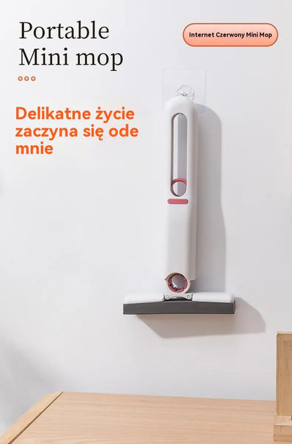 🔥【Kup 1, otrzymaj 1 gratis】🔥Mini Mop, bezdotykowy bawełniany mop chłonny do kuchni, łazienki, toalety, zlewu