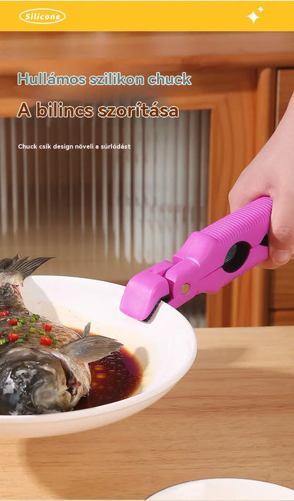 🔥🥩【Przybory kuchenne】Wielofunkcyjne kuchenne szczypce do talerzy zapobiegające poparzeniom