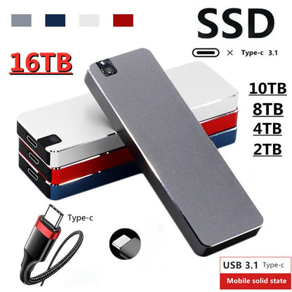 🎉【🔥Sprzedano ponad 9999 sztuk】Przenośny dysk twardy o ultraszybkim transferze 150 MB/s【4T 16T 32T 64T】