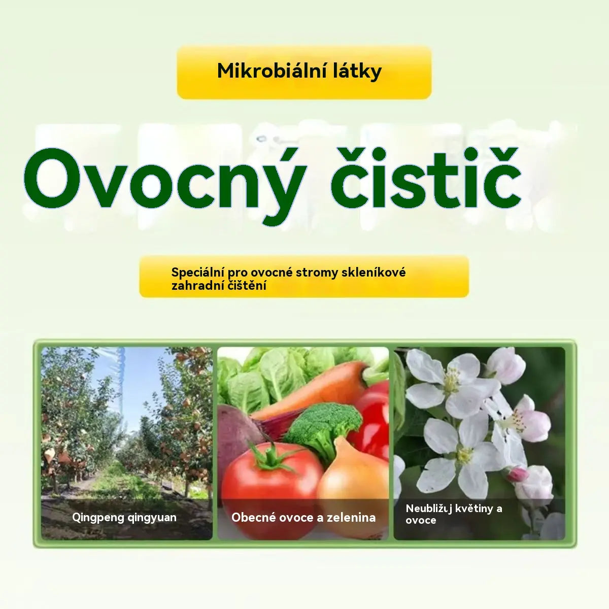【Kup 1, a 1 dostaniesz gratis】 🍎 🍏🍑 Środek czyszczący do sadów – antybakteryjny + 50% zniżki!