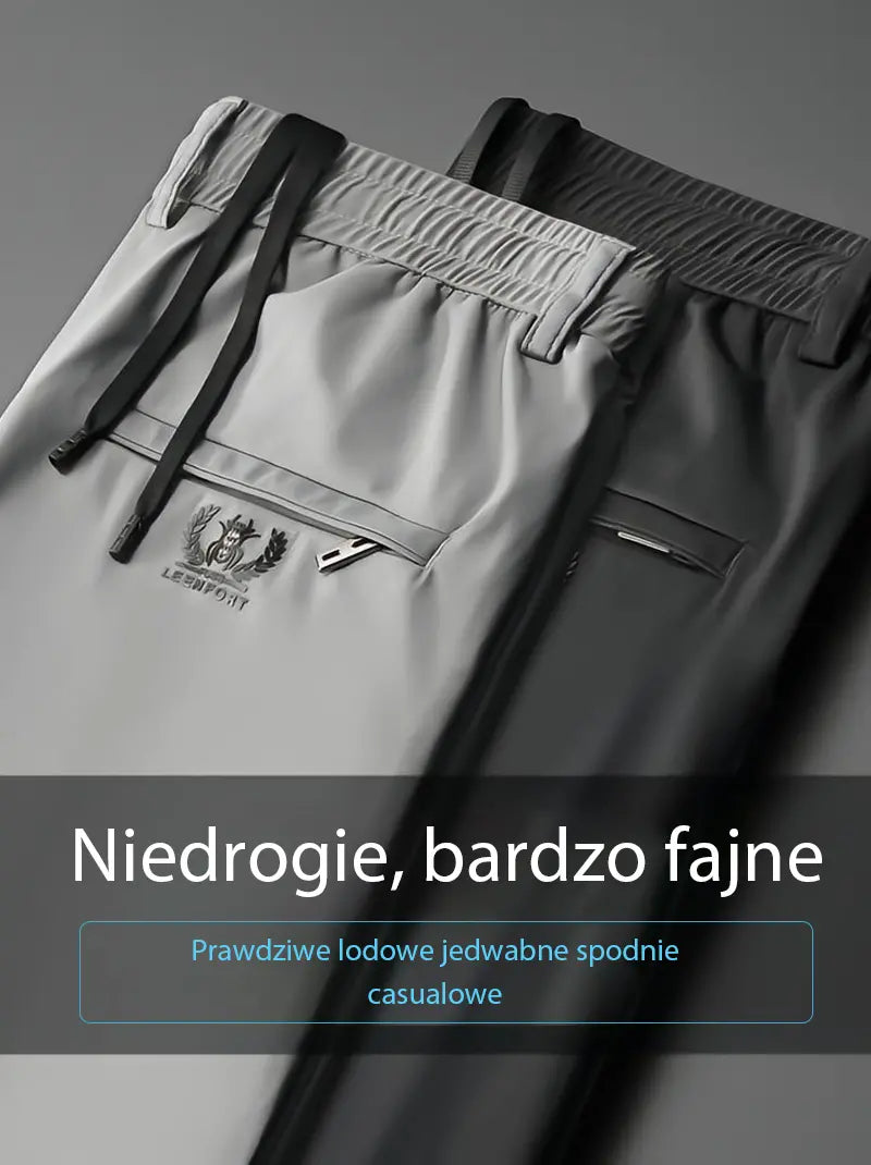 【40-115 kg】🔥【Kup 1, otrzymaj 1】Nowe spodnie z elastycznego jedwabiu na wiosnę i lato 2026