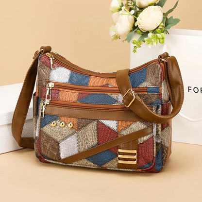 【45% Zniżki】👜Nowa Modna Torba Na Ramię Z Miękkiej Skóry PU W Dopasowanym Kolorze