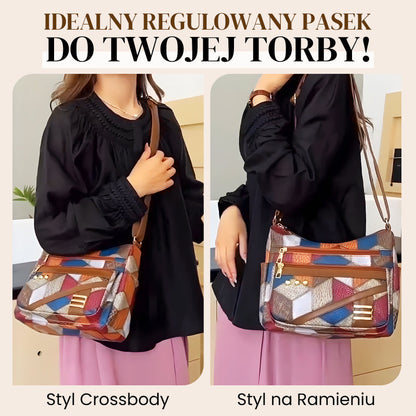 【45% Zniżki】👜Nowa Modna Torba Na Ramię Z Miękkiej Skóry PU W Dopasowanym Kolorze
