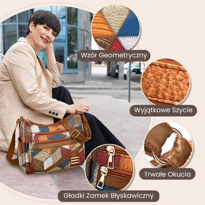 【45% Zniżki】👜Nowa Modna Torba Na Ramię Z Miękkiej Skóry PU W Dopasowanym Kolorze