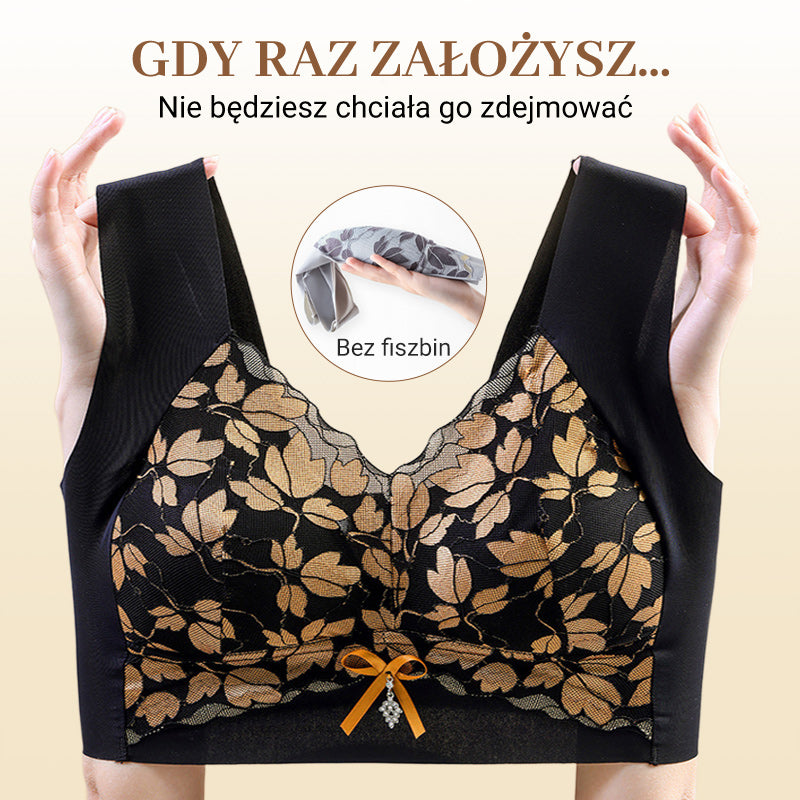✨【Opakowanie 3/6 sztuk】💖 Biustonosz koronkowy dla kobiet w dużych rozmiarach – bez fiszbin, push-up, modelujący, oddychający