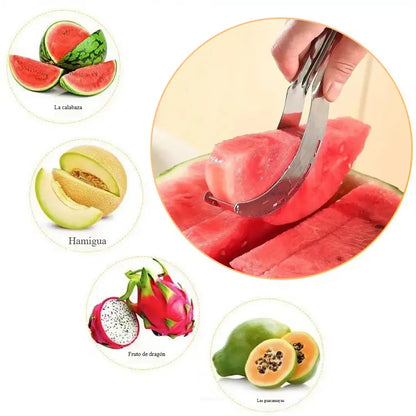 💥【Compre 2 y obtenga 2 gratis】💥Cuchillo de sandía con molino de viento de acero inoxidable, accesorios de cocina