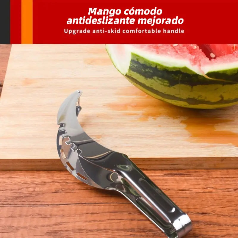💥【Compre 2 y obtenga 2 gratis】💥Cuchillo de sandía con molino de viento de acero inoxidable, accesorios de cocina