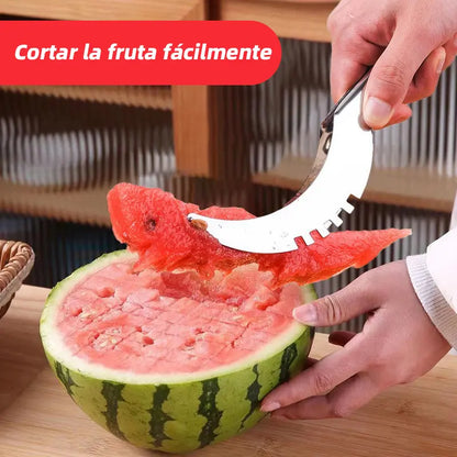 💥【Compre 2 y obtenga 2 gratis】💥Cuchillo de sandía con molino de viento de acero inoxidable, accesorios de cocina