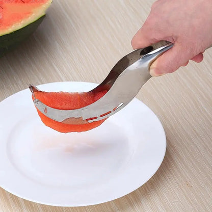 💥【Compre 2 y obtenga 2 gratis】💥Cuchillo de sandía con molino de viento de acero inoxidable, accesorios de cocina