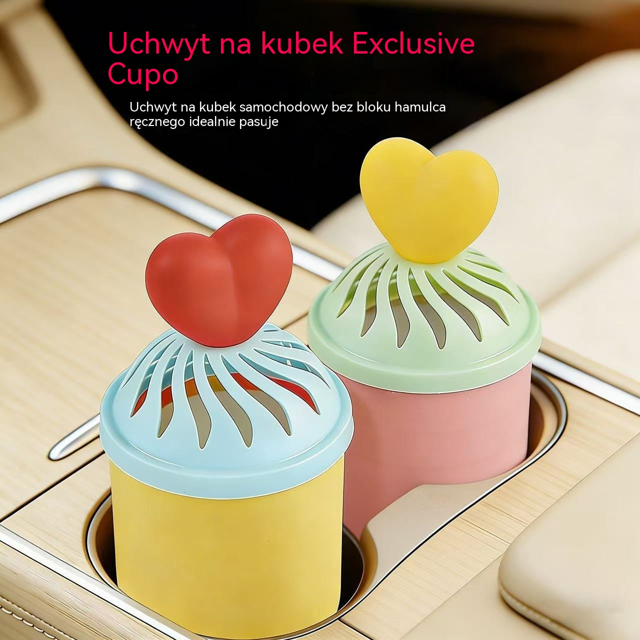🌸🚗 Aromatyczne serce do samochodu – długotrwały zapach, wybierz spośród 4 zapachów 💖