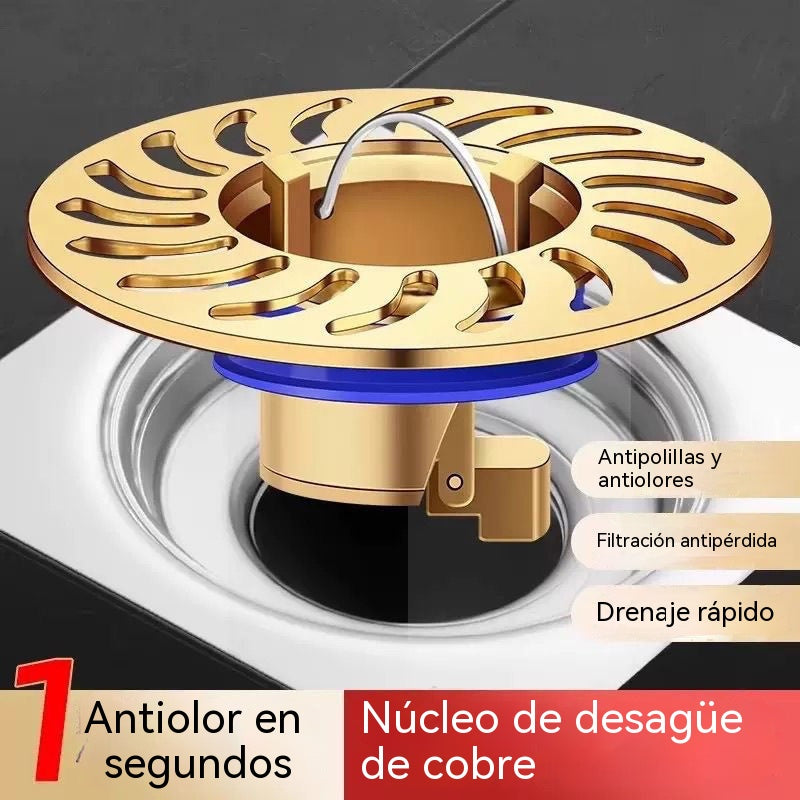 🚿 🔥 Desagüe universal de latón antiolor (antiolor e insectos): ¡Adiós a los malos olores!
