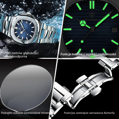 ⌚✨ Męski zegarek premium – ultracienki, wodoodporny 30M, elegancki styl biznesowy