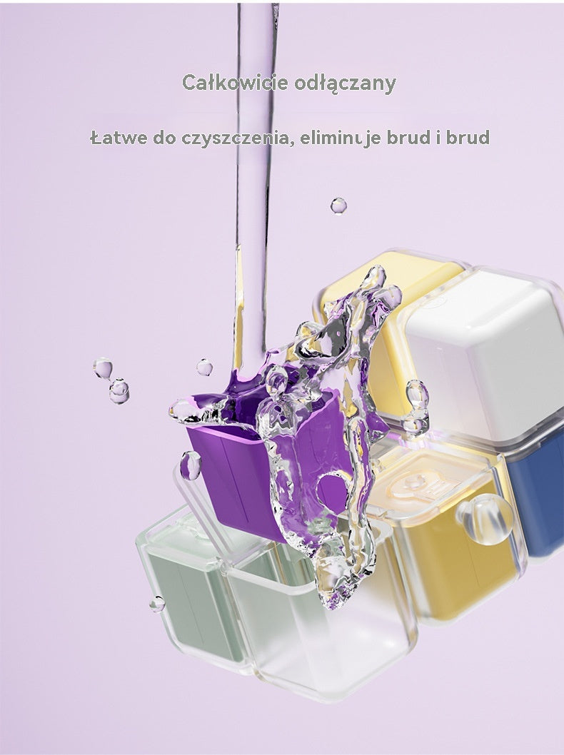 🎉 Nowość 2026! 🎉 – przenośne pudełko na tabletki w kształcie kostki Rubika, duża pojemność – szczelne pudełko do przechowywania