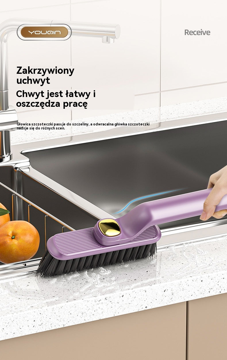 Wielofunkcyjna szczotka obrotowa bez martwych kątów