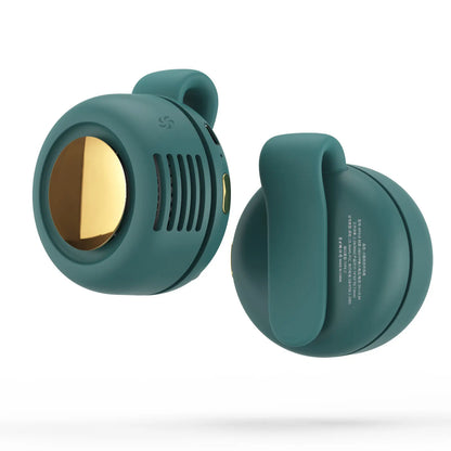 Bladeless Clip On Fan: Portable 5-Speed Wearable Mini Fan